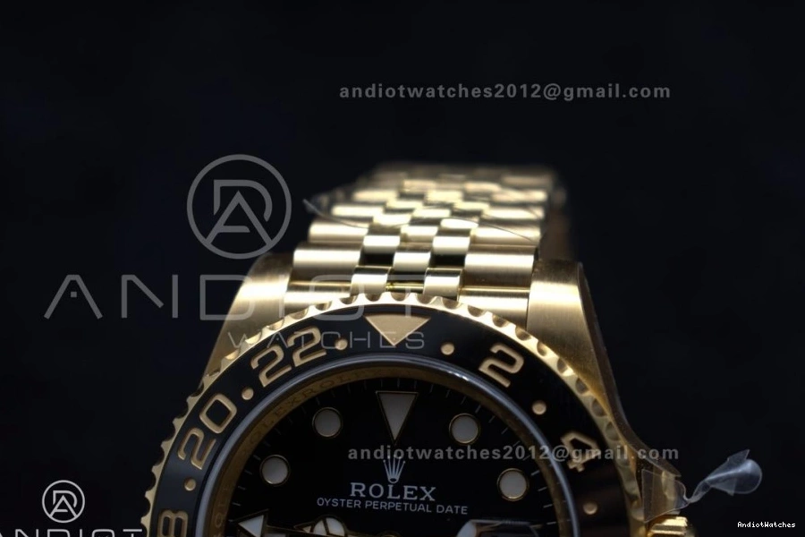 YG on Master GMT Jubilee Black Dial Bracelet Edition Best II Clean CHS DD3285 928 Versatile 1:1 126718 GRNR 0919